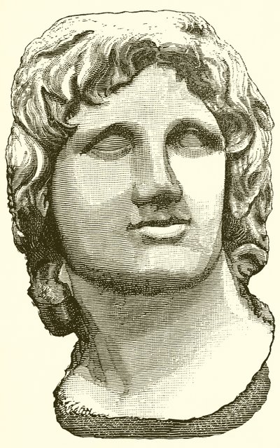 Büste von Alexander dem Großen von English School