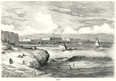 Cadiz (Gravur) von English School