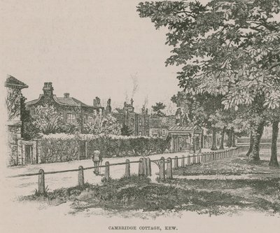 Cambridge Cottage, Kew, der Geburtsort von Prinzessin Mary von Cambridge von English School