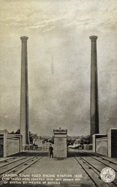 Camden Town Fixed Engine Station, 1838 von English School