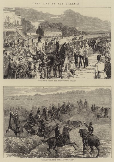 Lagerleben am Curragh von English School