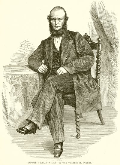 Kapitän William Wilson von der Emilie St. Pierre von English School