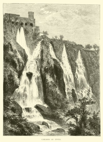 Kaskaden bei Tivoli von English School