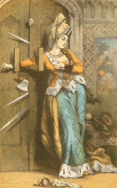 Catherine Douglas verriegelt die Tür von English School