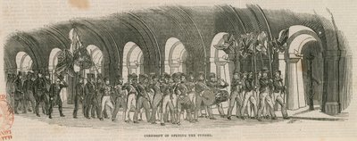Zeremonie der Eröffnung des Tunnels von English School