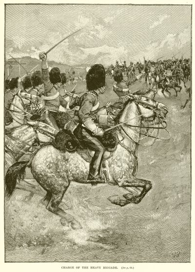 Angriff der schweren Brigade von English School