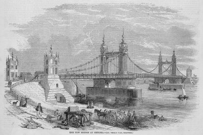Chelsea-Hängebrücke von English School
