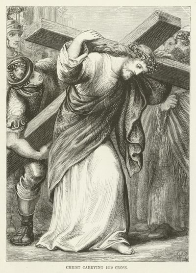 Christus trägt sein Kreuz von English School