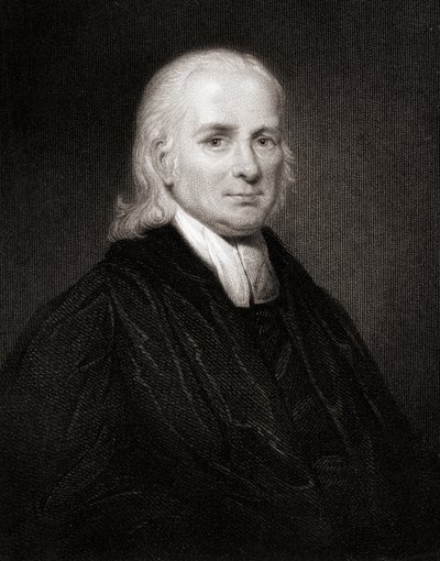 Christian Friedrich Schwartz (1726-96) aus The Gallery of Portraits, veröffentlicht 1833 von English School