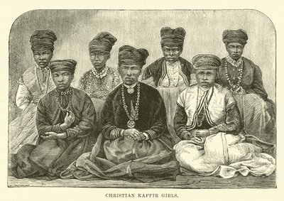 Christliche Kaffer-Mädchen von English School