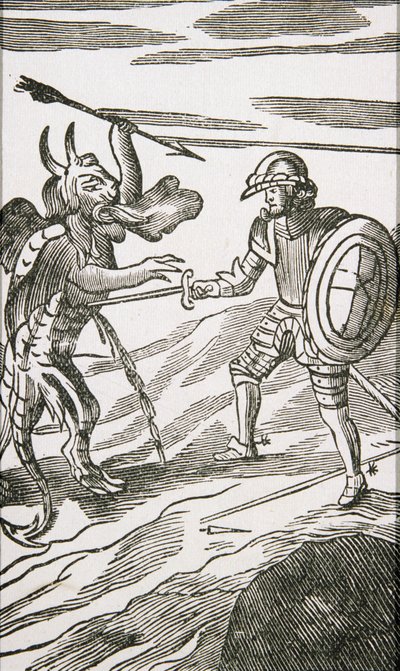 Christian und Apollyon, aus der 13. Ausgabe von 