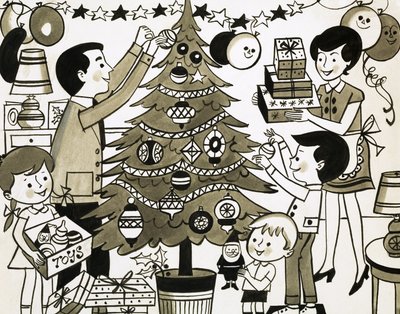 Weihnachtsbaum von English School