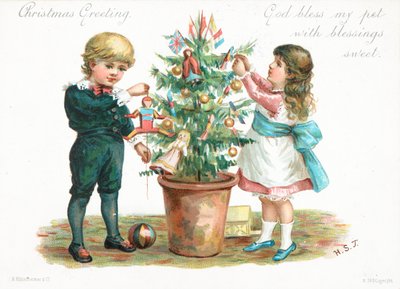 Weihnachtskarte von English School