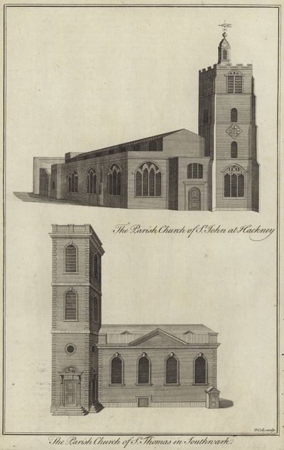 Kirche St John, Hackney und Kirche St Thomas, Southwark von English School