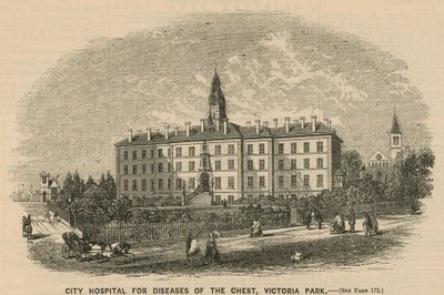 City Hospital für Brustkrankheiten, Victoria Park, London von English School