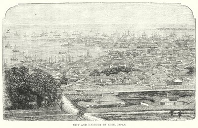 Stadt und Hafen von Kobe, Japan von English School