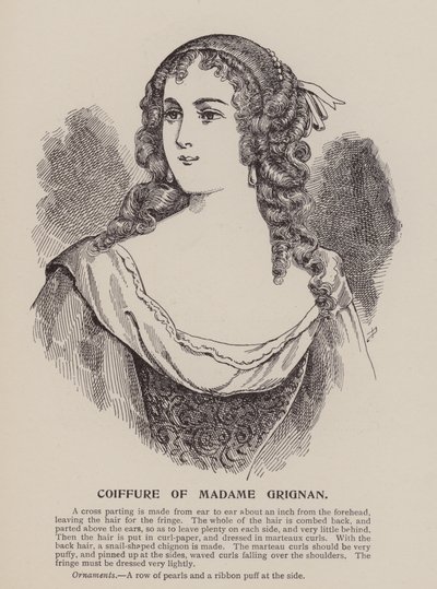 Frisur von Madame Grignan von English School