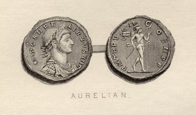 Münze aus der Ära von Aurelian von English School