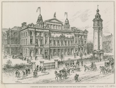 Fertiggestellte Gebäude des People