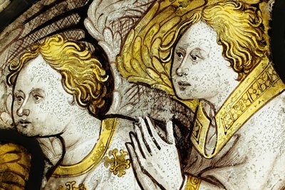 Erhaltener Abschnitt aus dem Großen Ostfenster der York Minster: 