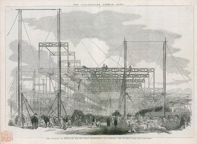 Bau des Kristallpalastes, Große Ausstellung von 1851 von English School