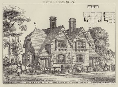 Errichtete Cottages in Bushey Heath von English School