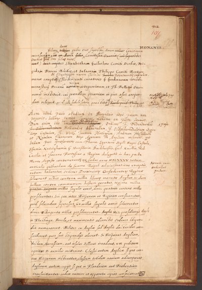 Cotton MS Faustina F III, f. 107r von English School