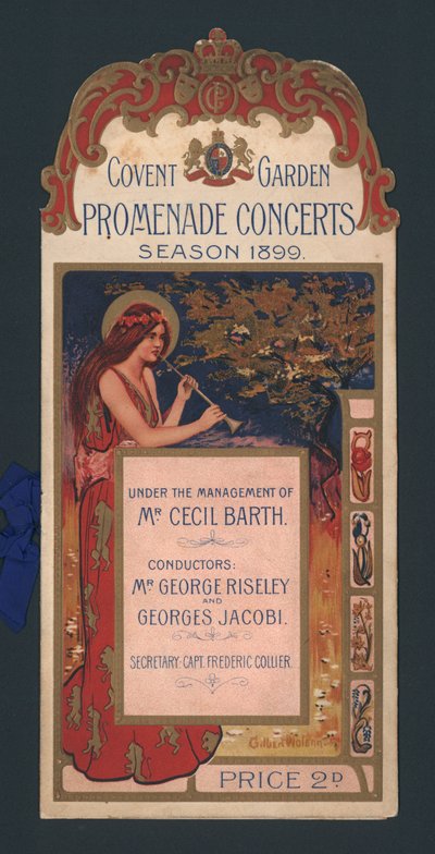 Covent Garden, Promenadenkonzerte, Saison 1899 von English School