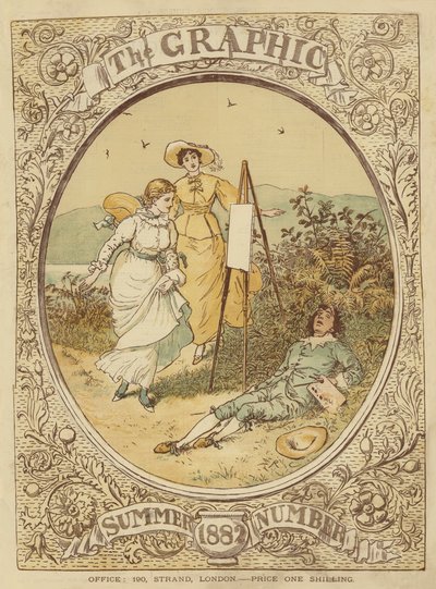 Titelblatt der Graphic Summer Number 1882 (Chromolithografie) von English School