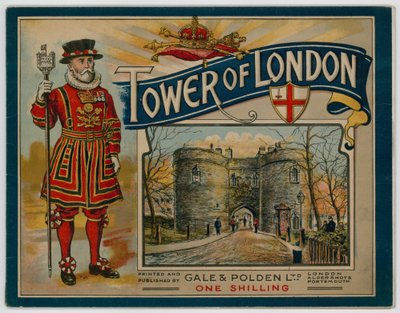 Titelblatt des Führers zum Tower of London von English School