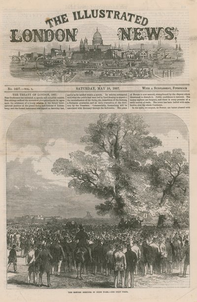 Titelblatt der Illustrated London News von English School