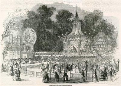 Cremorne Gardens, London: Das Orchester von English School