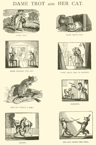 Dame Trot und ihre Katze von English School