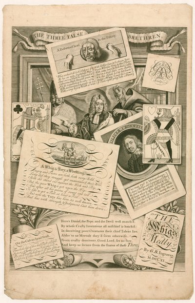 Daniel Defoe (der Mann im Pranger) von English School