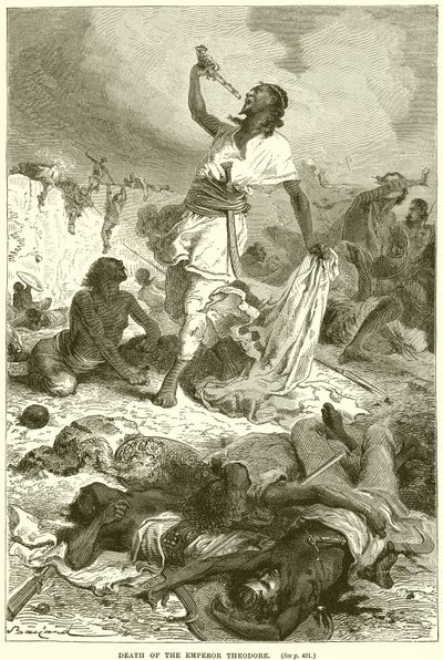Tod des Kaisers Theodor von English School