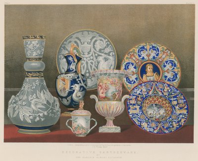 Dekorative Irdenware von Marquis Ginori, Florenz von English School