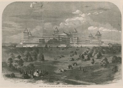 Entwurf für den Palast des Volkes von English School