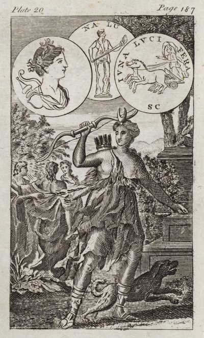 Diana (Gravur) von English School