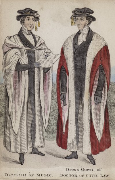 Doktor der Musik, Festkleid des Doktors der Zivilrecht von English School