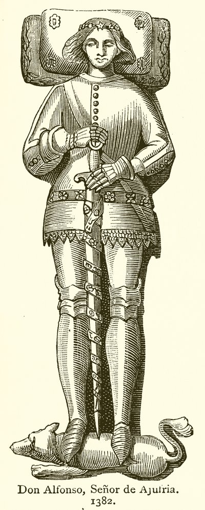 Don Alfonso, Herr von Ajufria. 1382 von English School