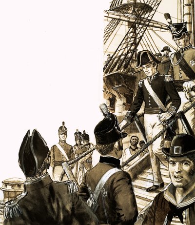Dr. James Barry geht in Kapstadt an Land von English School