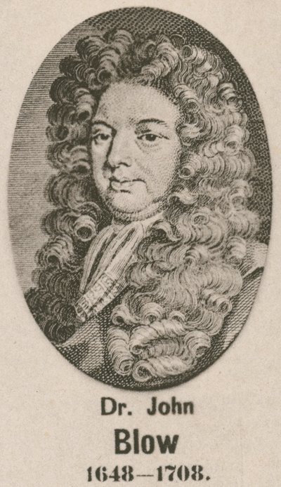 Dr John Blow (Gravur) von English School