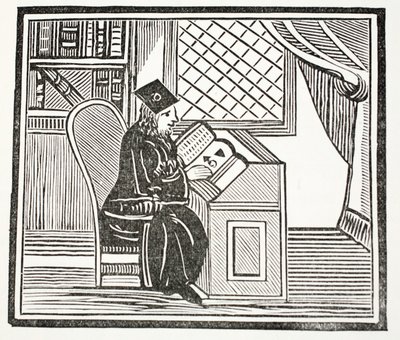 Dr. John Faustus, Illustration aus Chap-books of the Eighteenth Century von John Ashton, veröffentlicht 1882 von English School