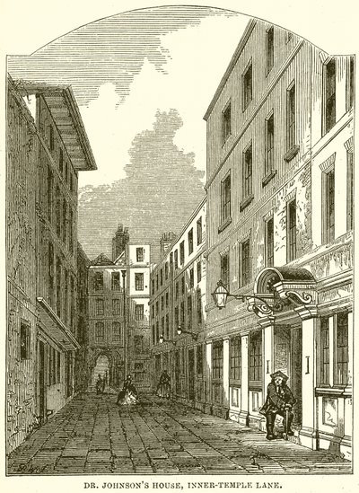 Dr. Johnsons Haus, Inner-Temple Lane von English School