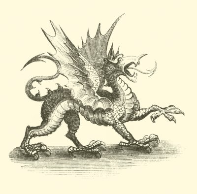Drache von English School
