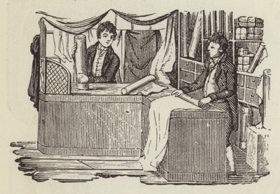 Tuchladen (Gravur) von English School