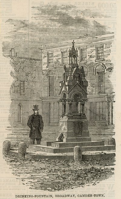 Trinkbrunnen am Broadway in Camden Town von English School
