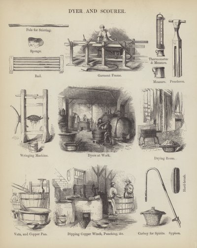 Färber und Reiniger (Gravur) von English School