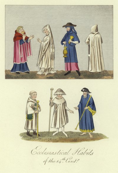 Kirchliche Gewohnheiten des 14. Jahrhunderts von English School