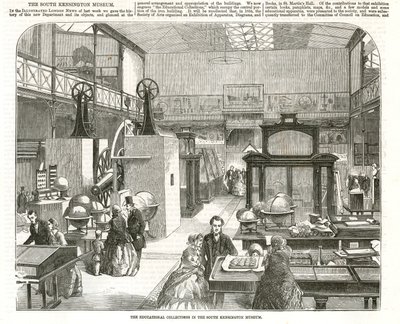 Bildungssammlungen im South Kensington Museum von English School